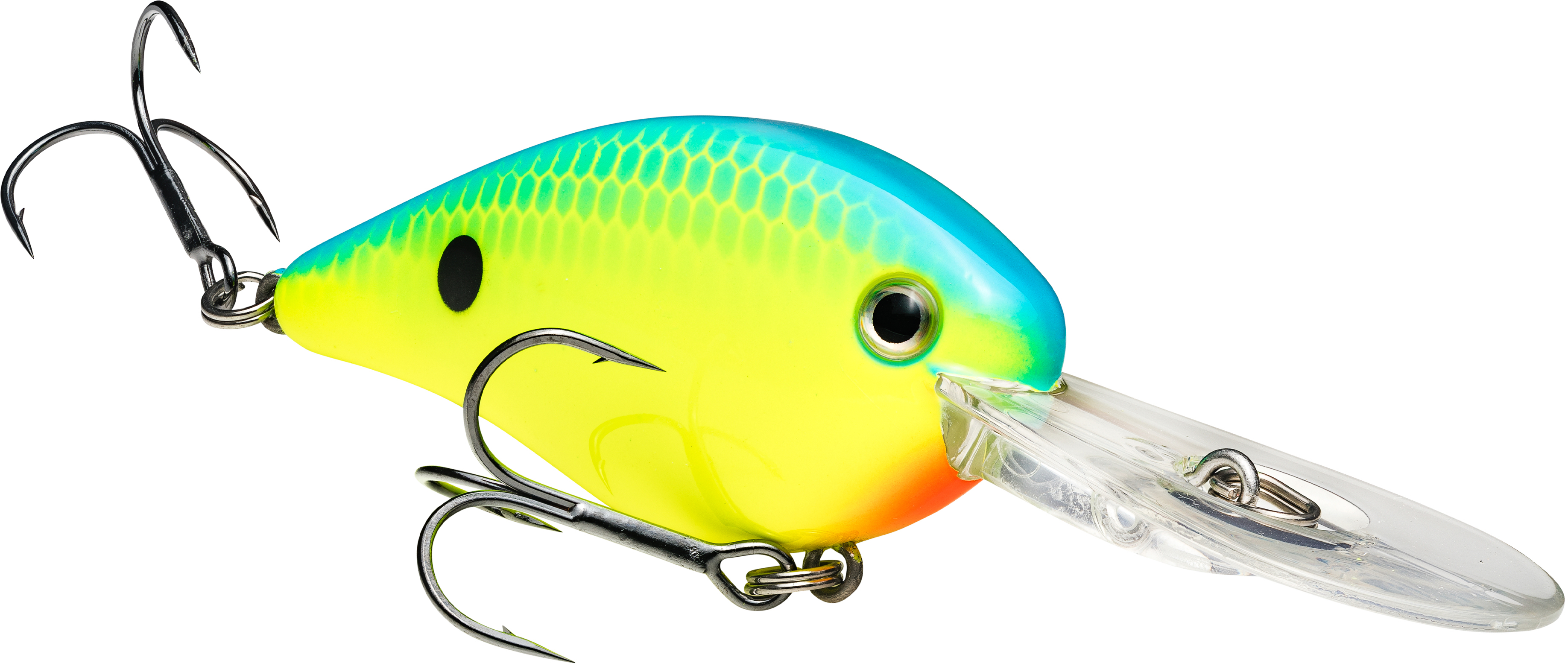 Strike King KVD 1.5 Flatside Crankbait Neon Bluegill for